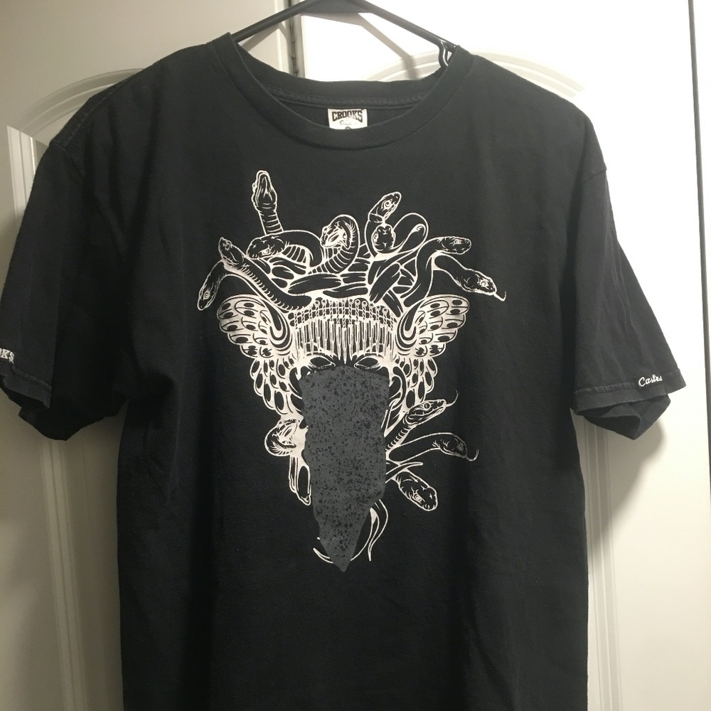 Crooks and Castles Medusa Speckled Bandana Mens Medium